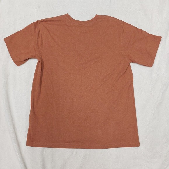 MEN'S LARGE RELAXED FIT SS CARHARTT GRAPHIC T-SHIRT (104610 R38) BURNT ORANGE - Picture 9 of 9